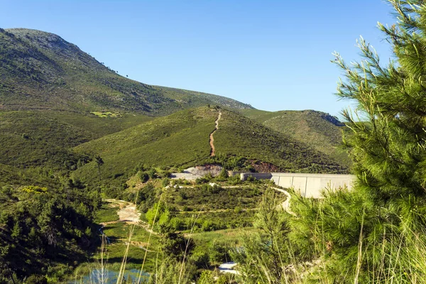 View Dam Rapentosa Attica Greece — Stock Photo, Image