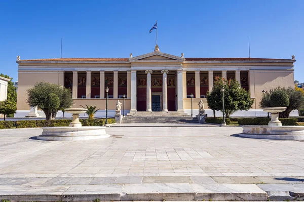 Центральное Здание Афинского Университета Греция — стоковое фото