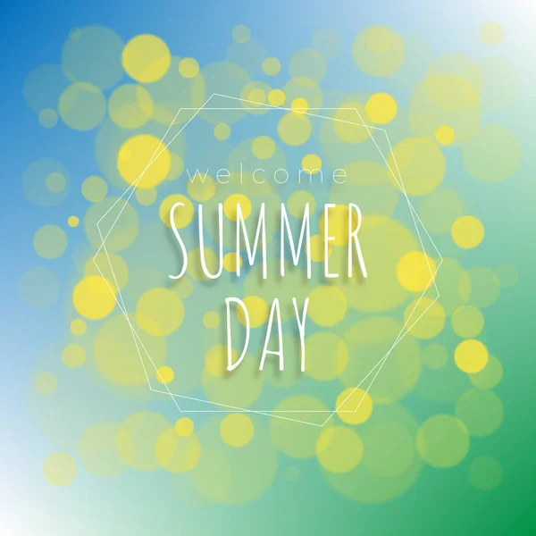 Summer Day Backgrounds Banners Simple Minimalist Modern Design Background Suitable — Stock Vector