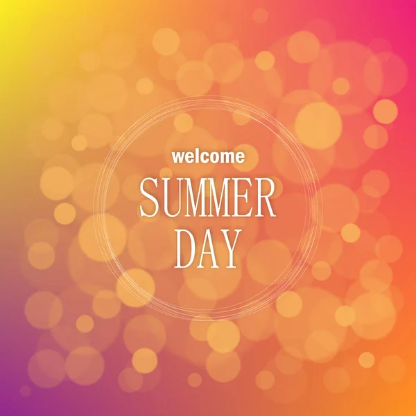 Summer Day Backgrounds Banners Simple Minimalist Modern Design Background Suitable — Stock Vector