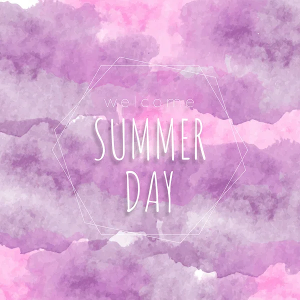 Summer Day Backgrounds Banners Simple Minimalist Modern Design Background Suitable — Stock Vector