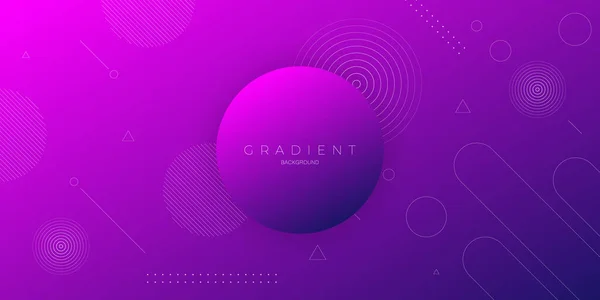 Modern Abstract Background Shades Purple Blue Memphis Elements Digital Technological — Διανυσματικό Αρχείο