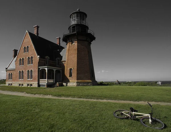 Block Island, Ny, Latarnia morska — Zdjęcie stockowe