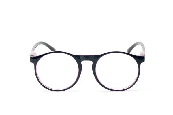 Zwarte bril geïsoleerd — Stockfoto