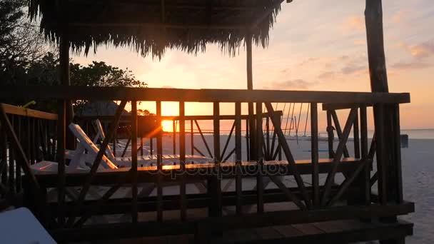 Praia do Caribe resort — Vídeo de Stock