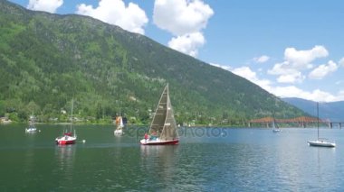 Nelson güzel Kootenay gölde