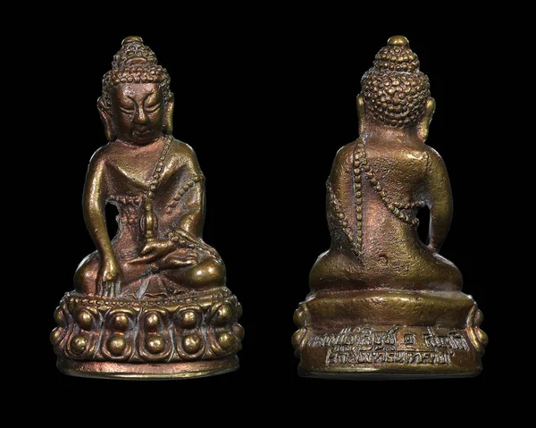 Amuletos Buda Tailandeses Hechos Metales Como Bronce — Foto de Stock