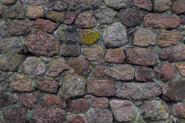 Eski taş duvar arka plan doku kahverengi