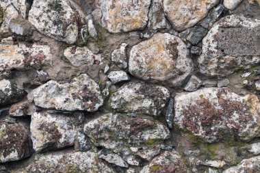 Eski taş duvar arka plan doku kahverengi