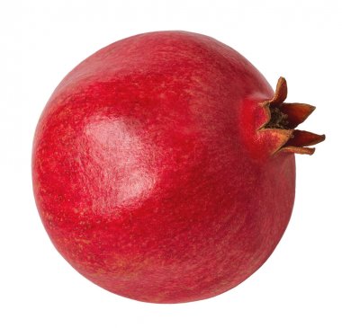 inanılmaz olgun nar beyaz izole arka planda