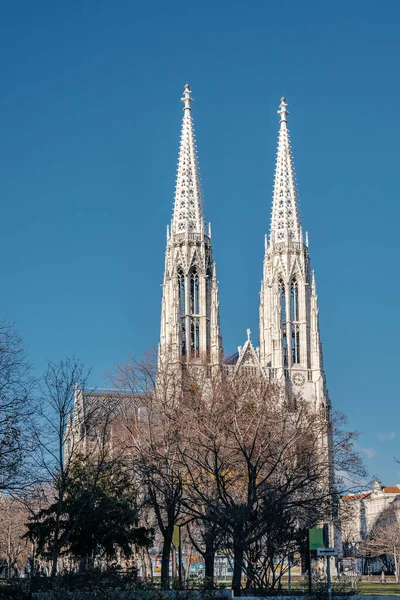 Wien Januar 2020 Kirche Neugotischen Stil Stockfoto