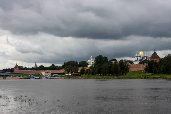 Древнерусские фортеры Новгорода — стоковое фото