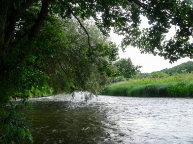 Nehir tekne Rusya'da