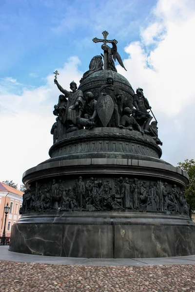 Mil anos de monumento de Rússia — Fotografia de Stock