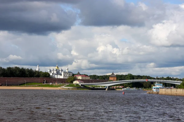 Древнерусские фортеры Новгорода — стоковое фото