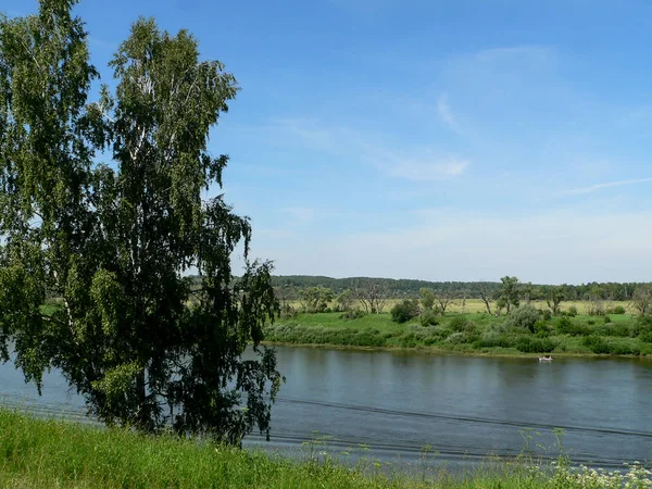 Campo de verão na Rússia — Fotografia de Stock