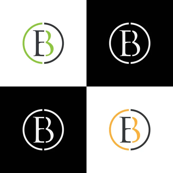 EB mektup logo tasarım vektör çizim şablonu, E harfi logo vektör, harf E ve B logo vektör, mektup Eb mektup logo yaratıcı