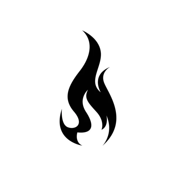 Ícone da chama do fogo. ícone preto isolado no fundo branco. cartazes para  a parede • posters bola de fogo, inflamar, minimalista