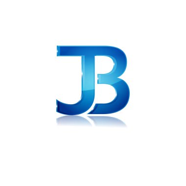J & B İlk logo vektör tasarımı