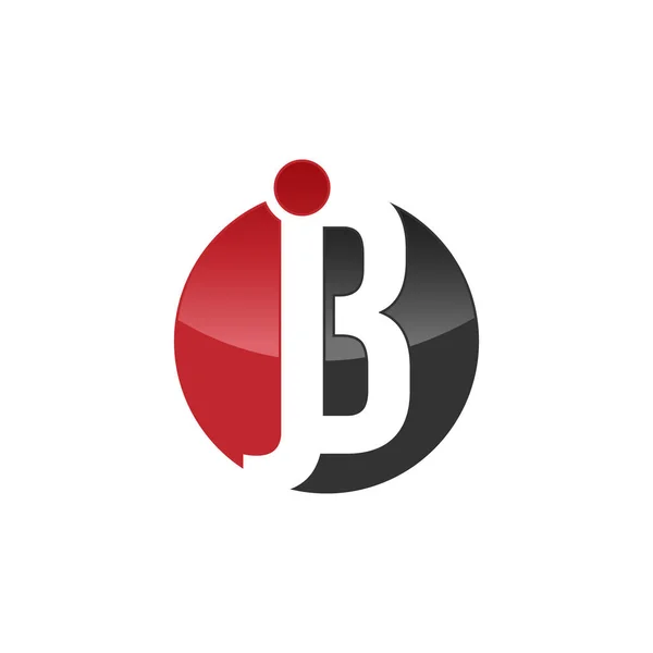 J&B Initial logo vector design — Stock Vector