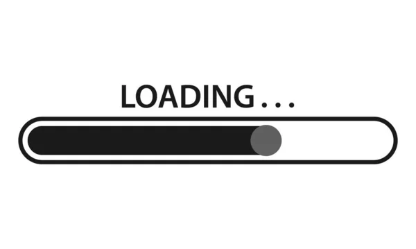 Načítám Ikonu Vektoru Loading Style Sign Mobile Concept Web Design — Stockový vektor