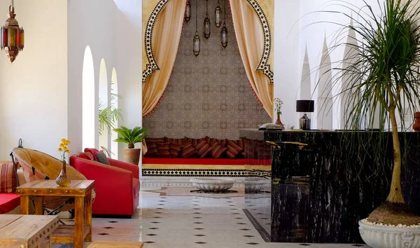 モロッコ スタイルのリビング ルーム — ストック写真