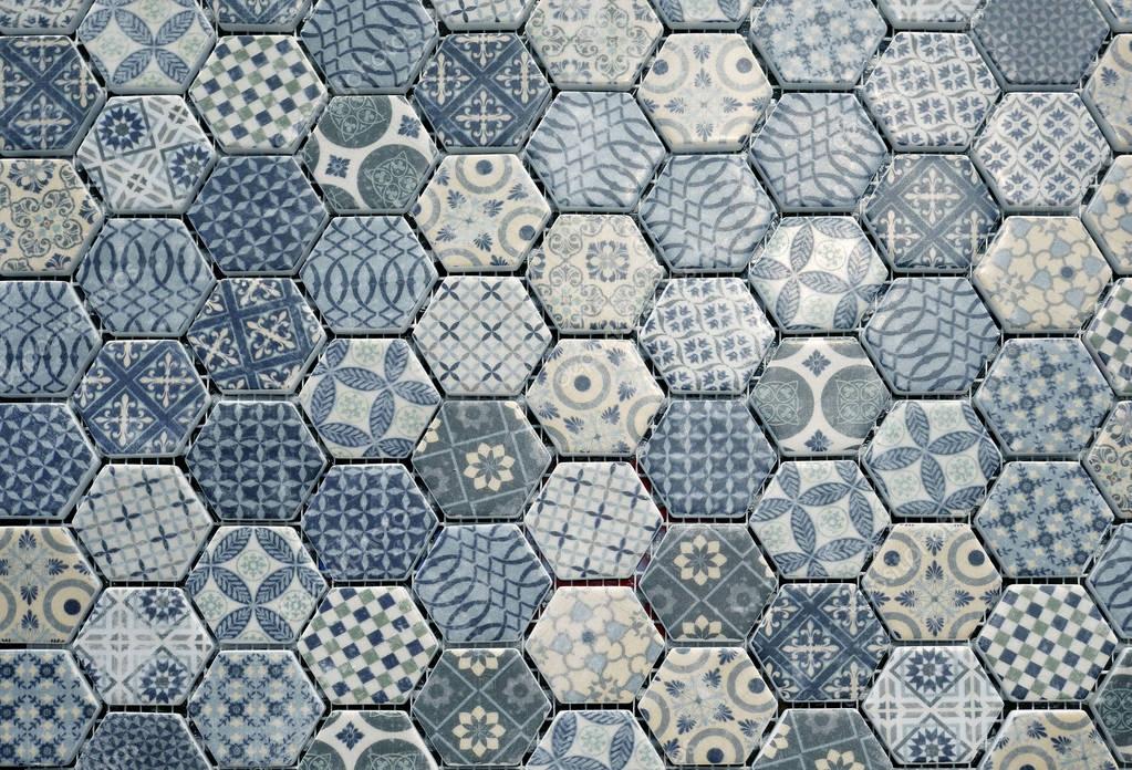 Baldosas hexagonales de cerámica — Foto de stock © nunawwoofy #158334374