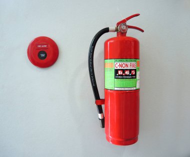 Yangın alarm ve yangın söndürücü
