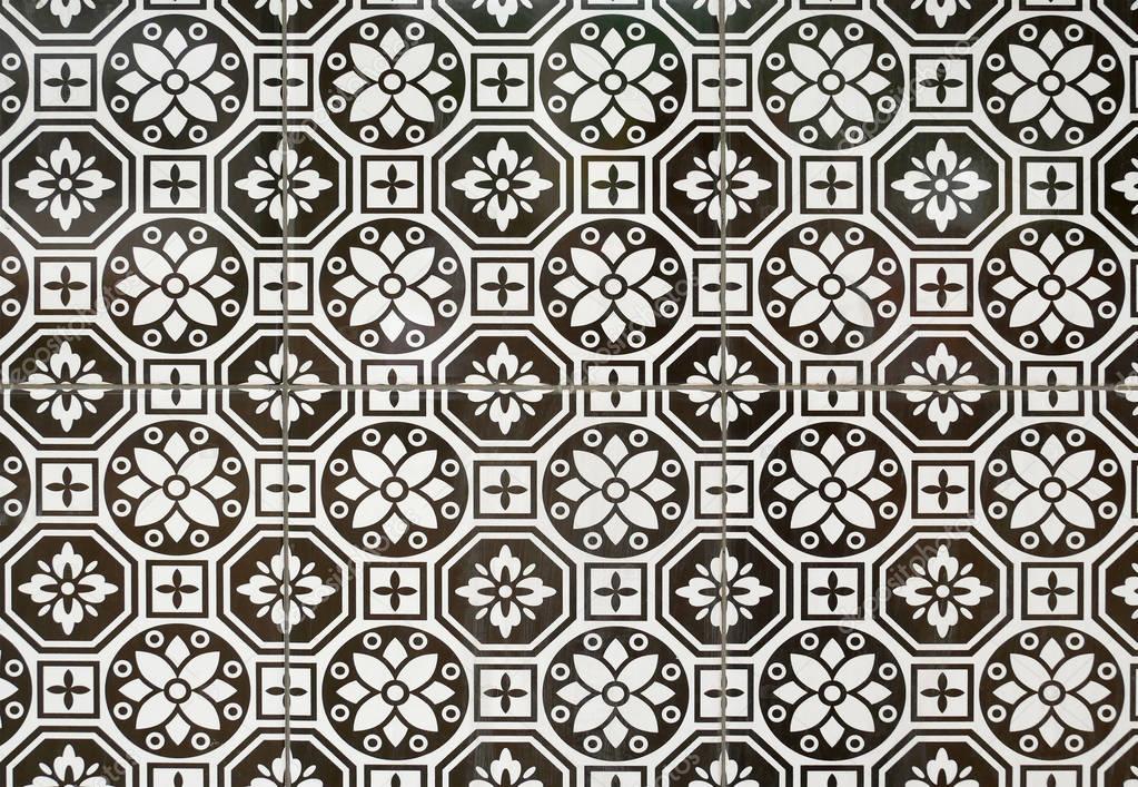 Vintage tile floor