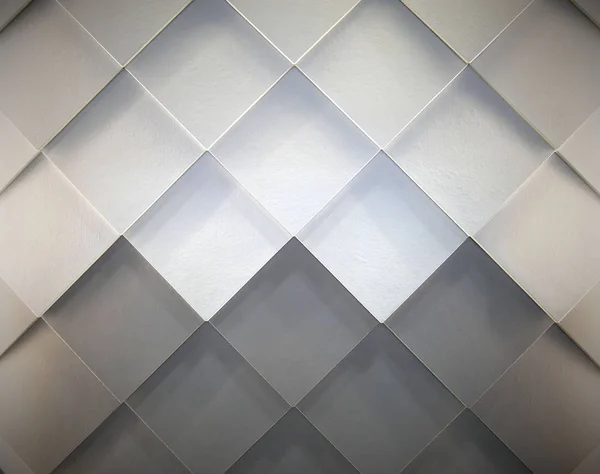 Vierkante vorm patroon decoratie op muur — Stockfoto
