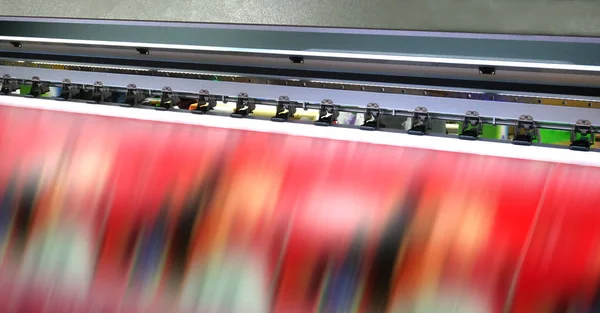Máquina de impressão de trabalho . — Fotografia de Stock