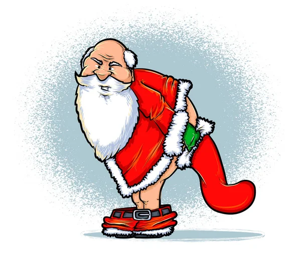 Bad Santa Cartoon Vectorbeelden