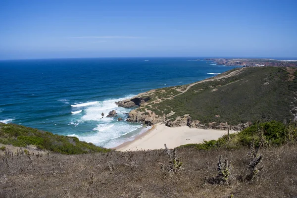 Алгарве португальский морской пейзаж — стоковое фото