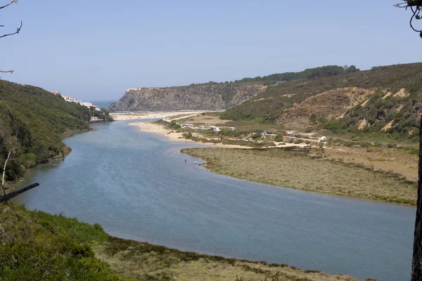 Algarve Portugalsko moře krajina — Stock fotografie