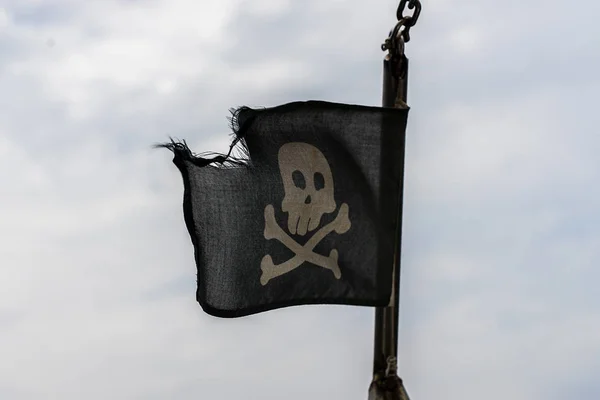 Vlajka Jolly roger — Stock fotografie