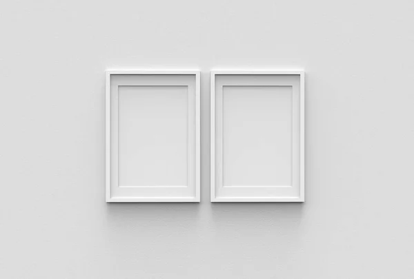 图片框上白色石膏板背景孤立 — 图库照片