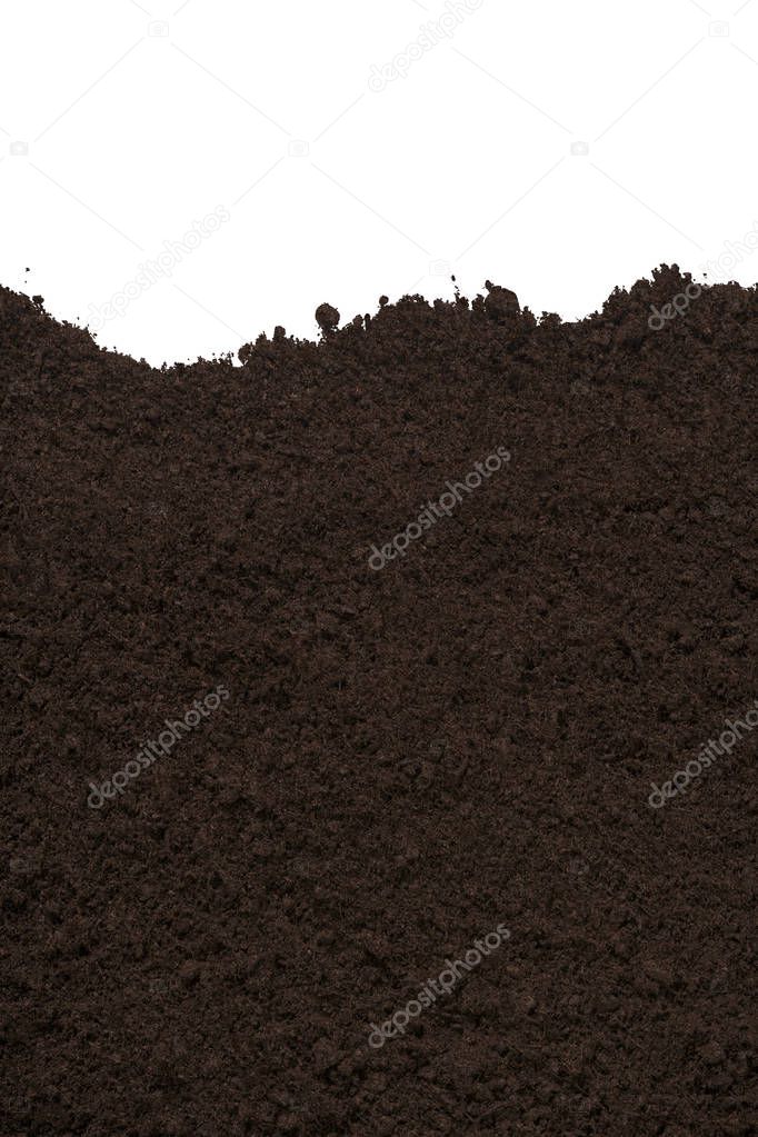 Clean brown texture of soil