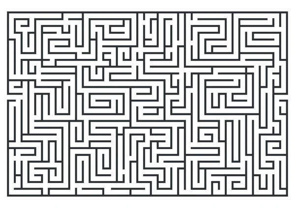 Illustration of maze, labrinth. Isolated on white background. Me — Stock Photo, Image