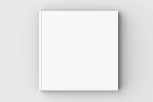 Kare broşür, dergi, kitap ya da katalog üzerinde izole haber alay