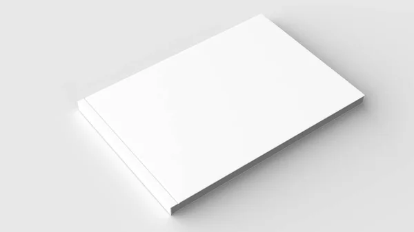 Yatay - manzara ciltli broşür, kitap ya da katalog sahte 