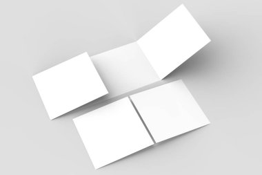 Yatay - peyzaj gate katlı broşür alay kadar üzerinde izole böylece