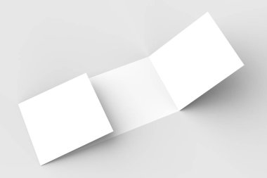 Yatay - peyzaj gate katlı broşür alay kadar üzerinde izole böylece