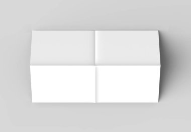 8 sayfa broşür - Fransız kat dik açı yatay - manzara 