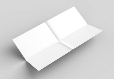 8 sayfa broşür - Fransız kat dik açı yatay - manzara 