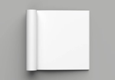 Yumuşak kapak kare broşür, dergi, kitap ya da katalog kadar sahte olduğunu