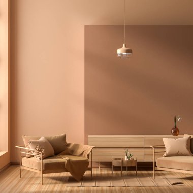 İskandinav tarzı iç afiş çerçeve kadar Mock 