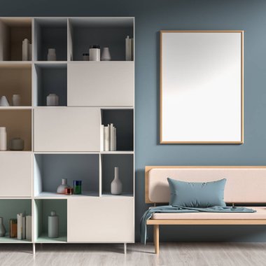 İskandinav tarzı iç afiş çerçeve kadar Mock