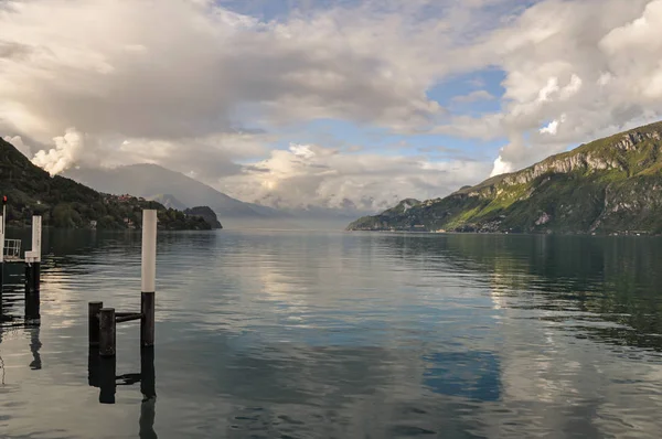 Visão geral do Lago de Como — Fotografia de Stock