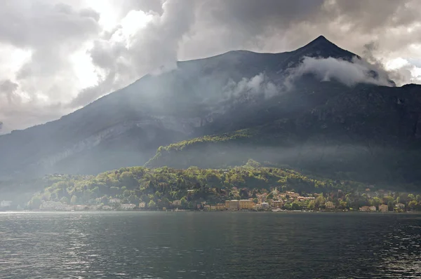 Visão geral do Lago de Como — Fotografia de Stock