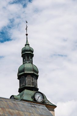 Megeve, French Alps içinde feryat kulenin yakın çekim